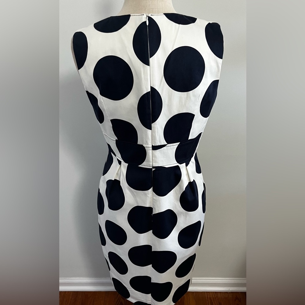 David Meister Polka Dot Sheath Dress - Picture 4 of 7